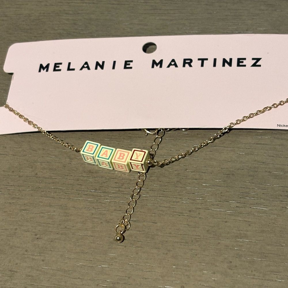 Melanie Martinez Baby Cube Play Blocks Pastel Nicole Free Necklace